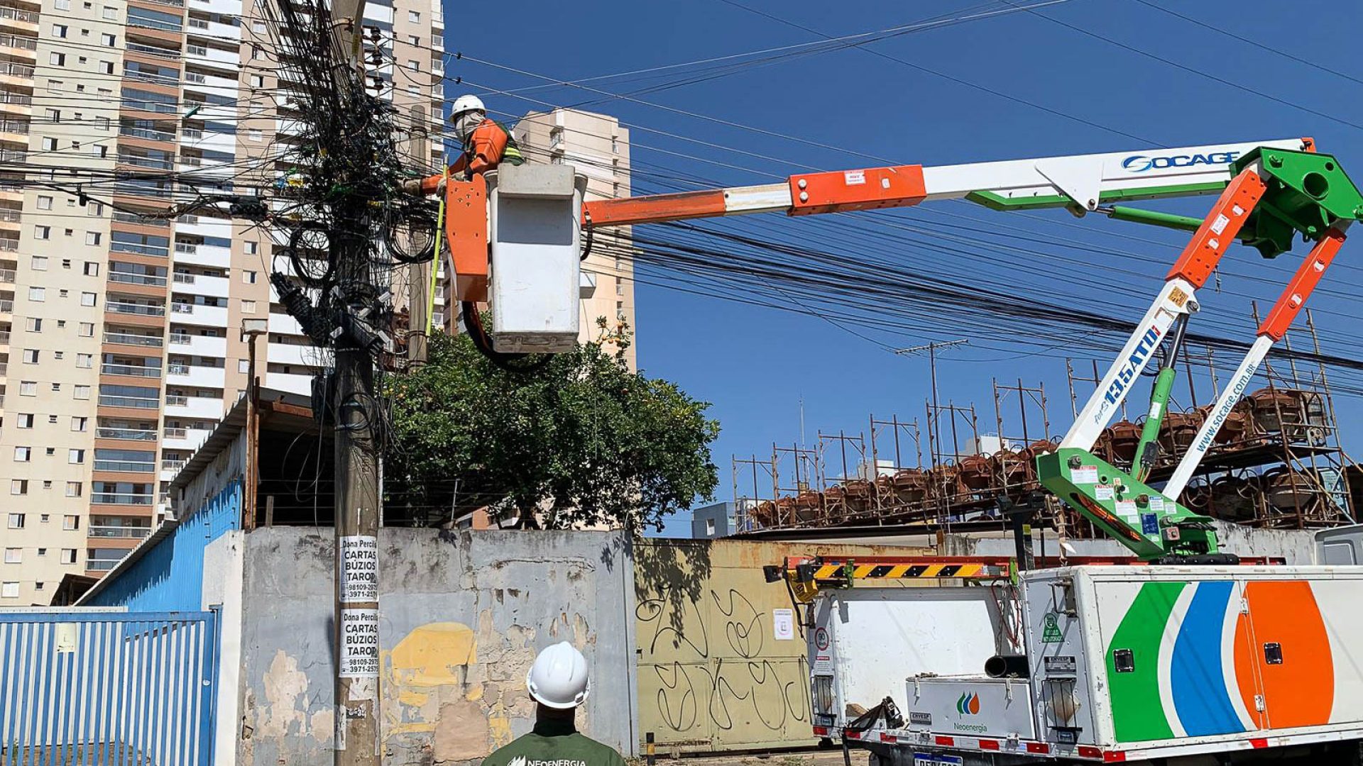 GDF intensifica combate à clandestinidade e apoia retirada de cabos irregulares no DF