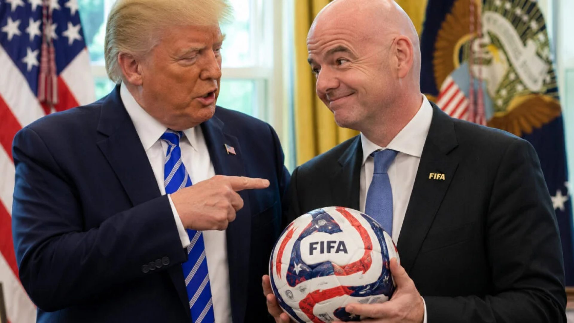 “Donald Trump defende Infantino: “Fifa cometerá erro terrível””