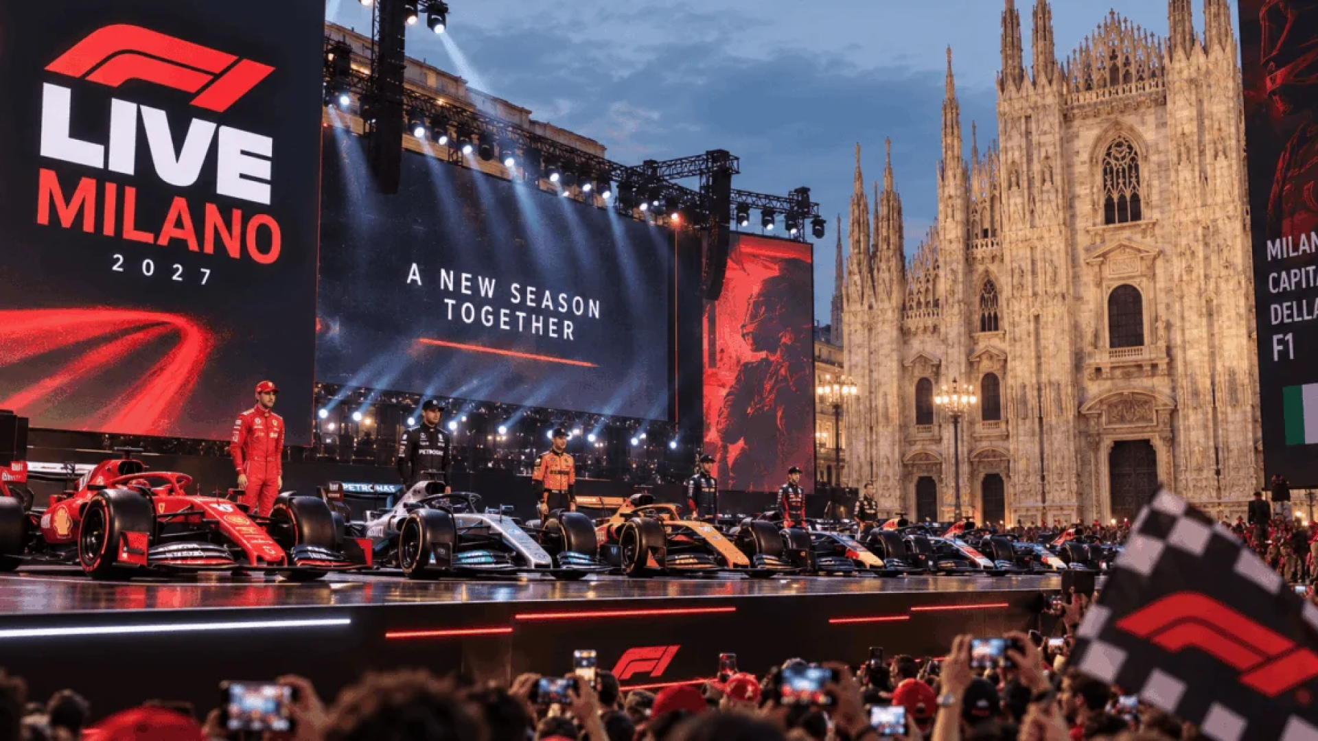 F1 Live Milano: Milão recebe festival da Fórmula 1 em 2027