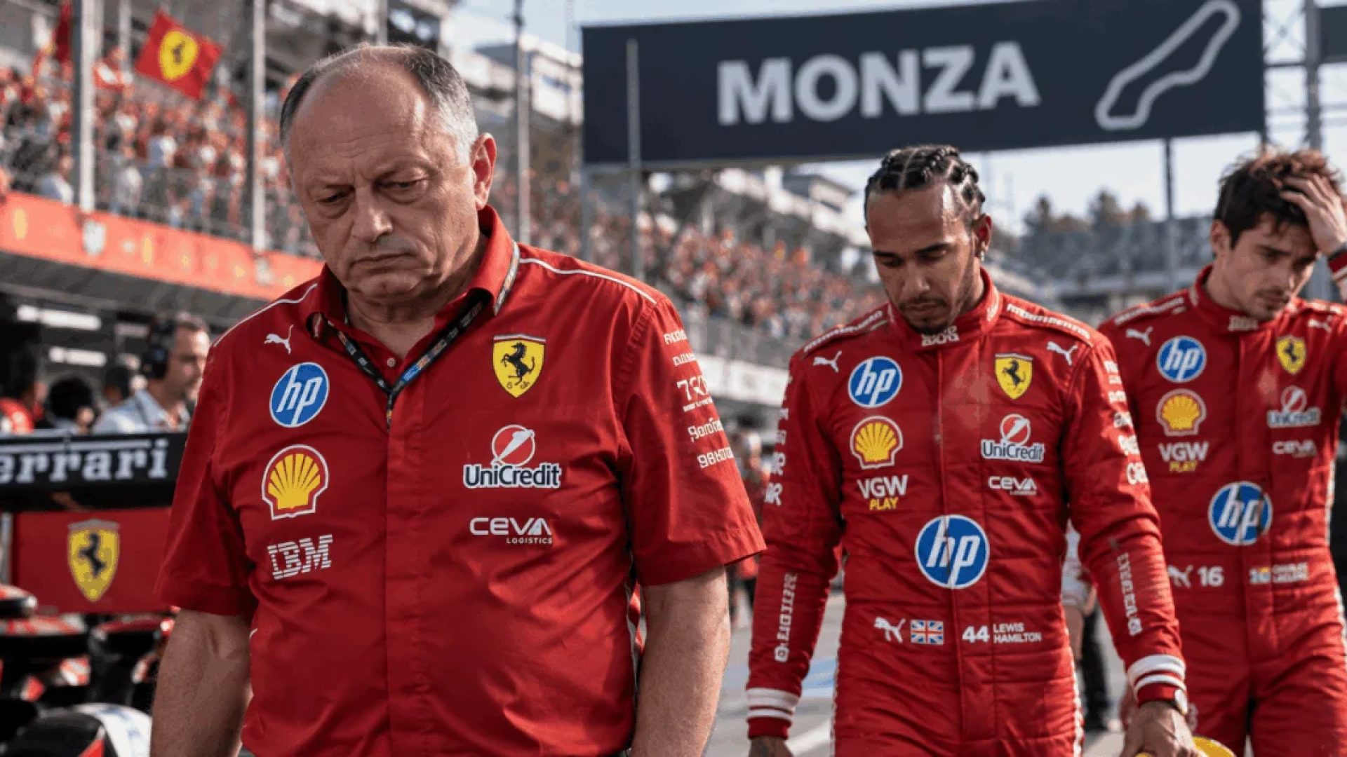 Chefe da Ferrari admite desempenho ‘pior que o esperado’ em Monza
