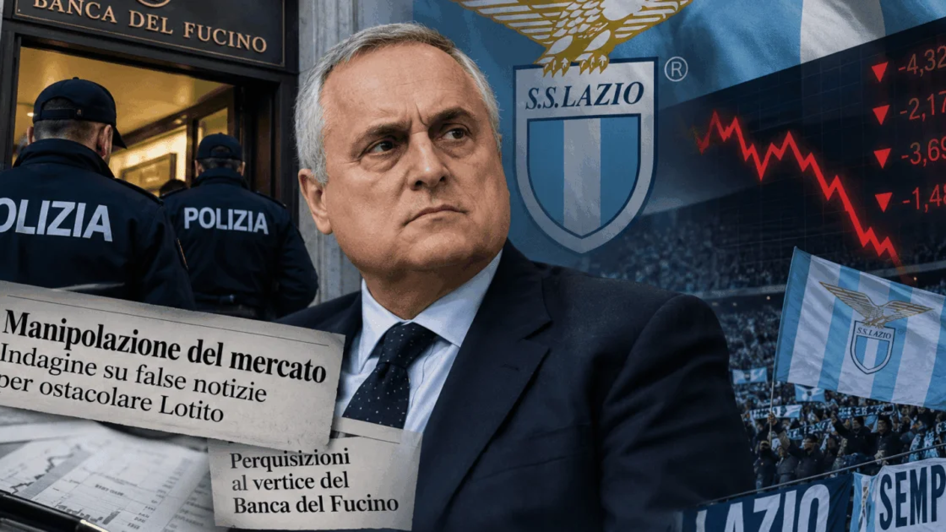 Polícia italiana investiga manipulação de mercado na Lazio