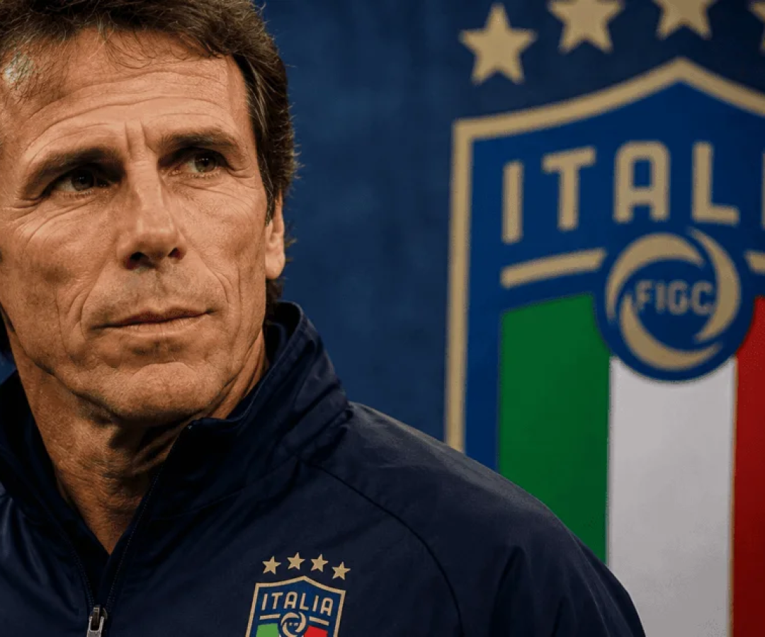 Zola assume coordenação da base da seleção italiana