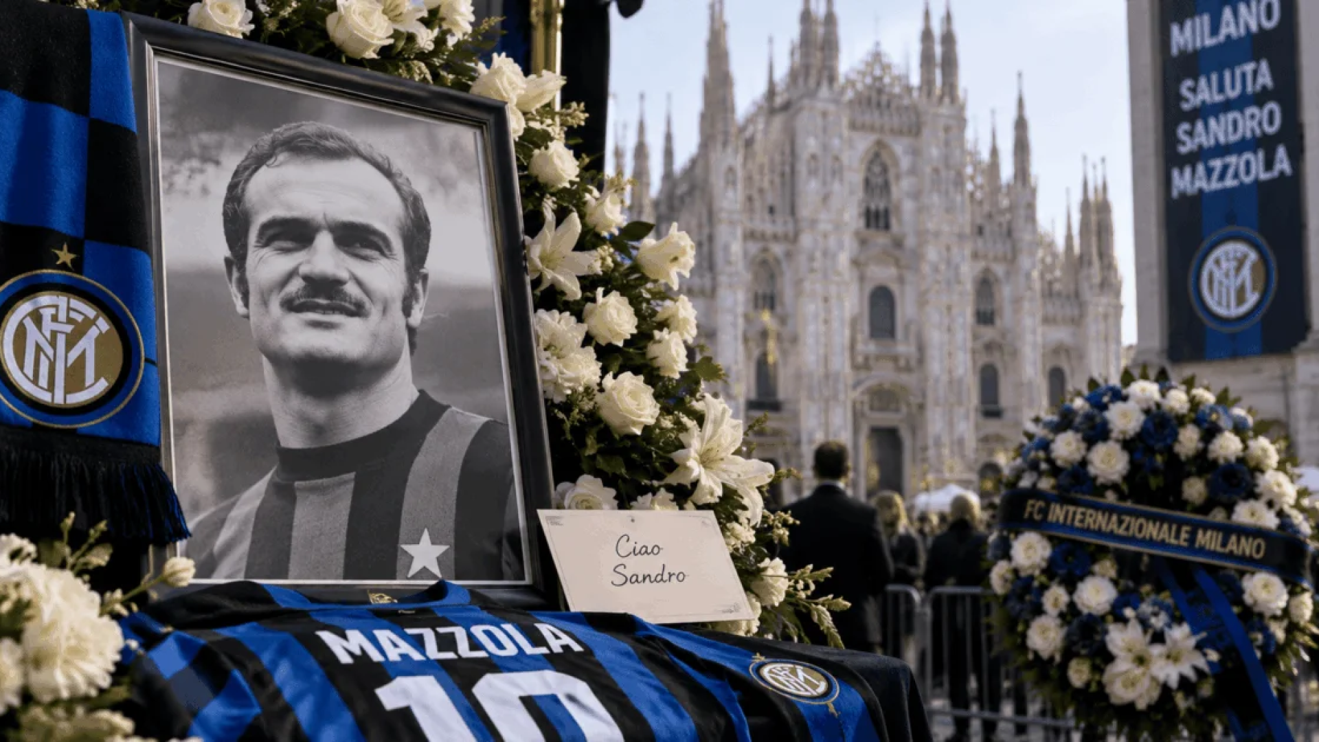 Funeral de Sandro Mazzola ocorre em Milão na segunda-feira