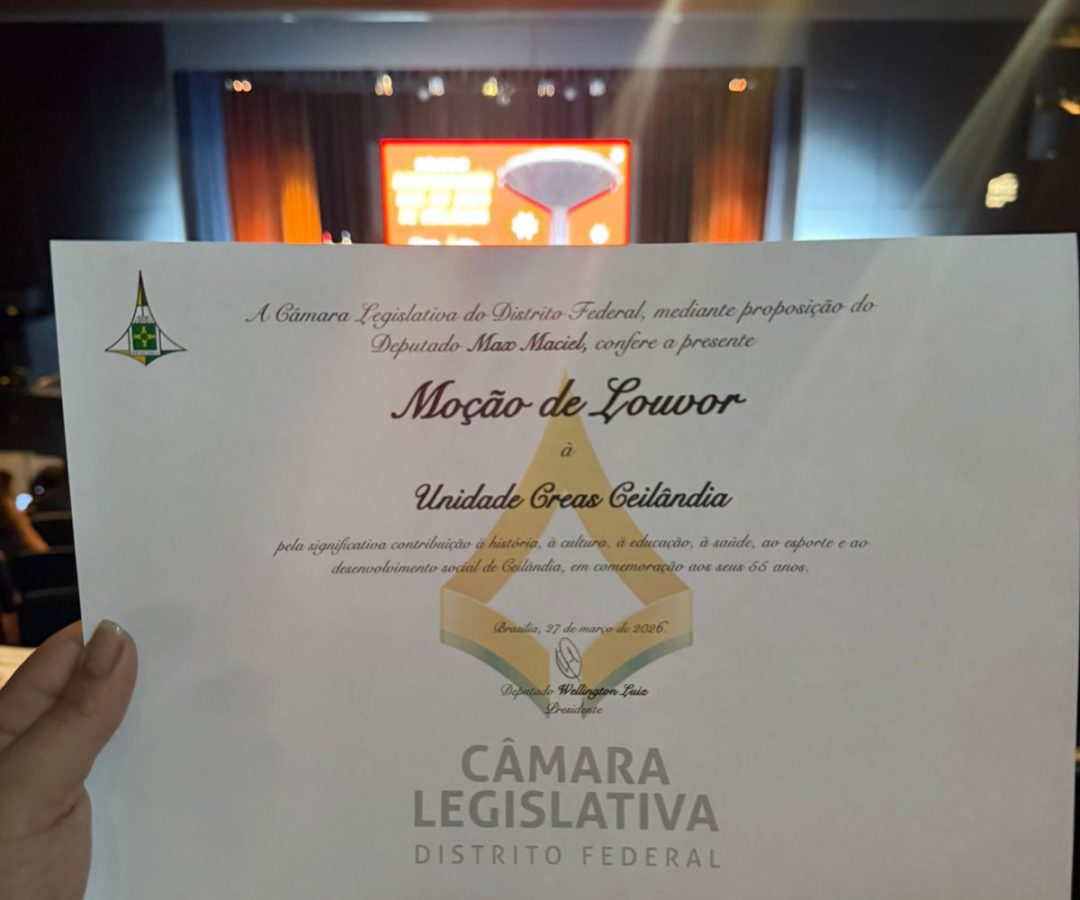 Horta comunitária do Creas Ceilândia recebe moção de louvor por inclusão social