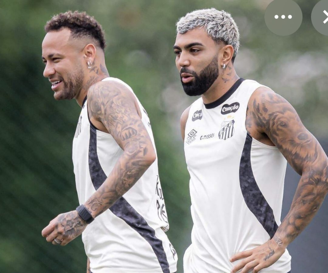 Neymar e Gabigol: A primeira e única dupla de ataque “Home Office” do futebol brasileiro