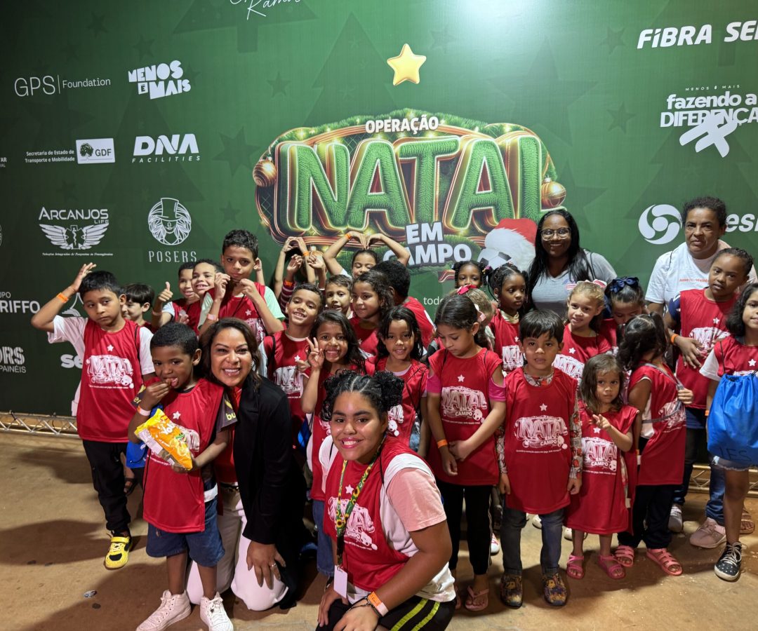 A magia do natal e do esporte no Estádio Mané Garrincha 
