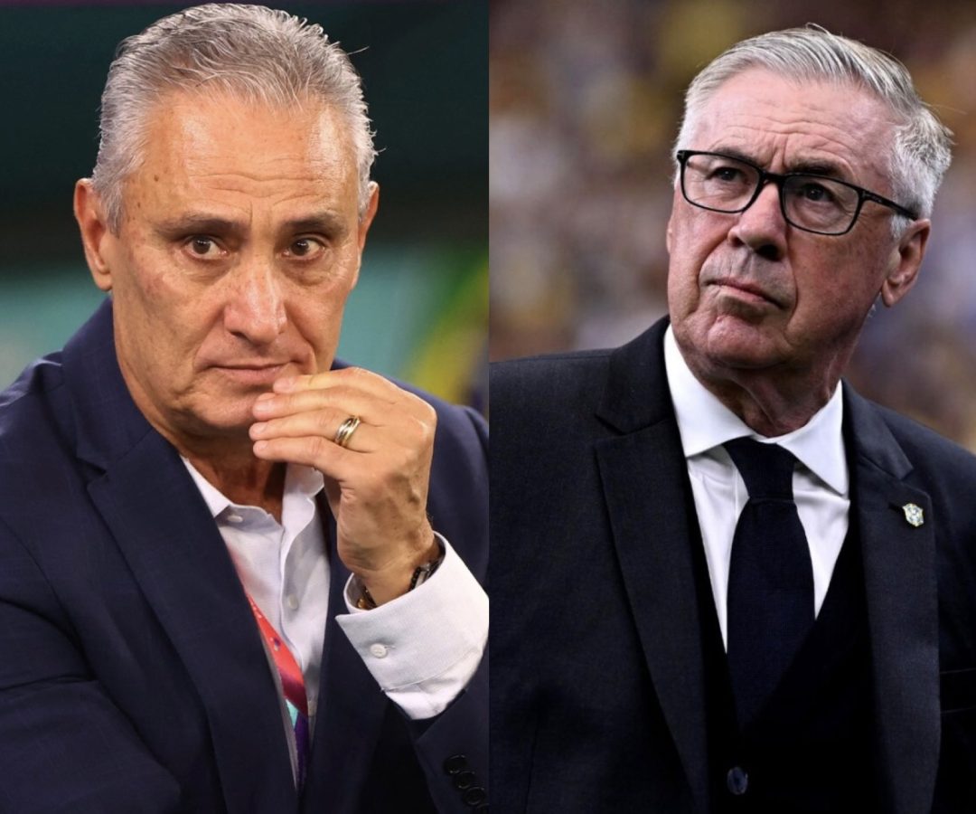 Você vai se surpreender com a comparação dos números de Carlo Ancelotti com os de Tite