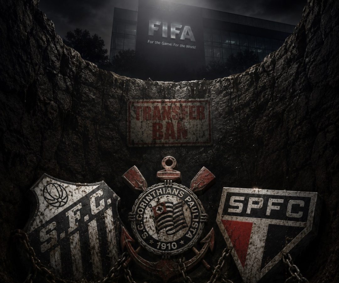 O vexame da inadimplência: Corinthians, São Paulo e Santos no Transfer Ban, o “SPC da FIFA”