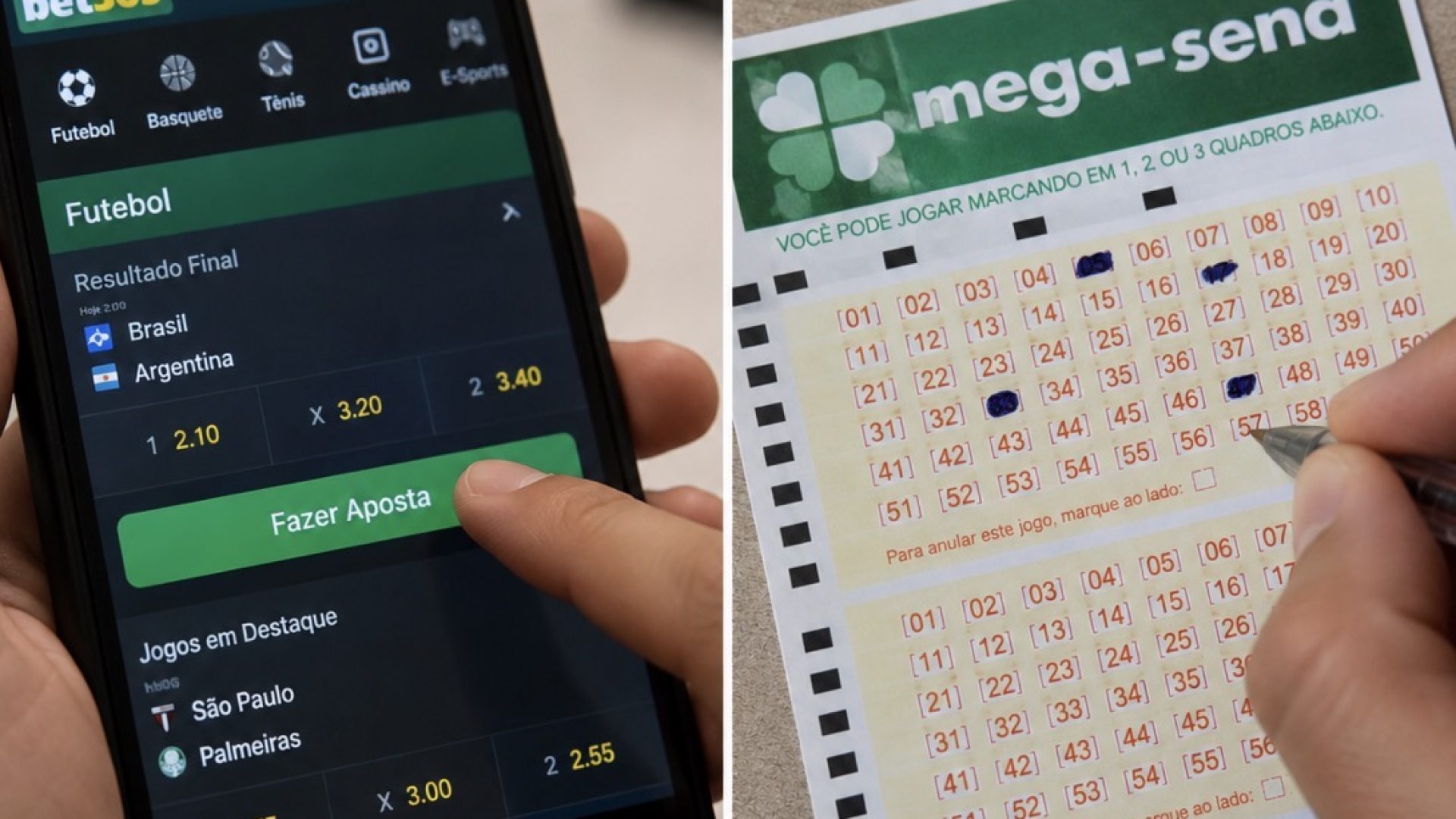Bets e loterias podem viciar, mas há uma diferença fundamental