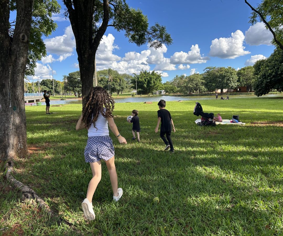 Parque da Cidade vira o refúgio das famílias no feriado
