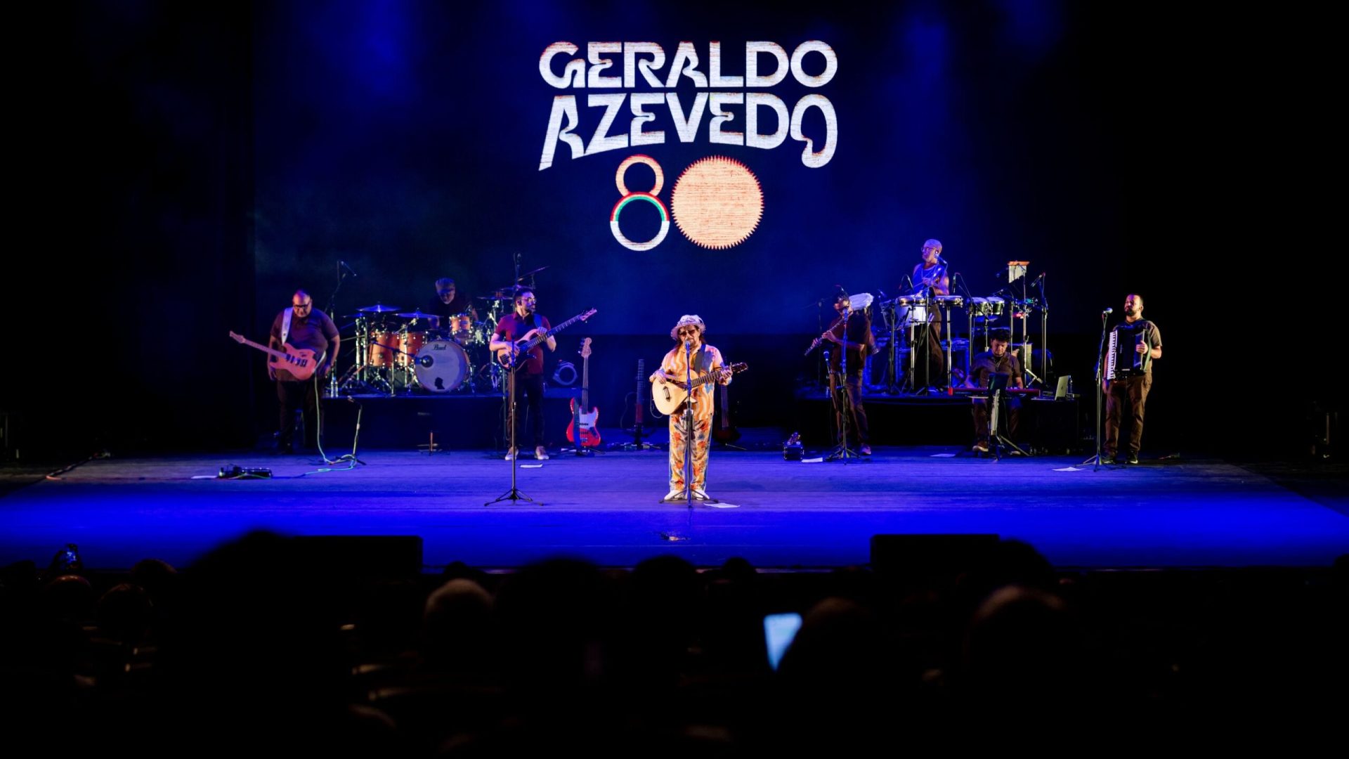 Geraldo Azevedo celebra 80 anos de carreira em show com Chico César em Brasília