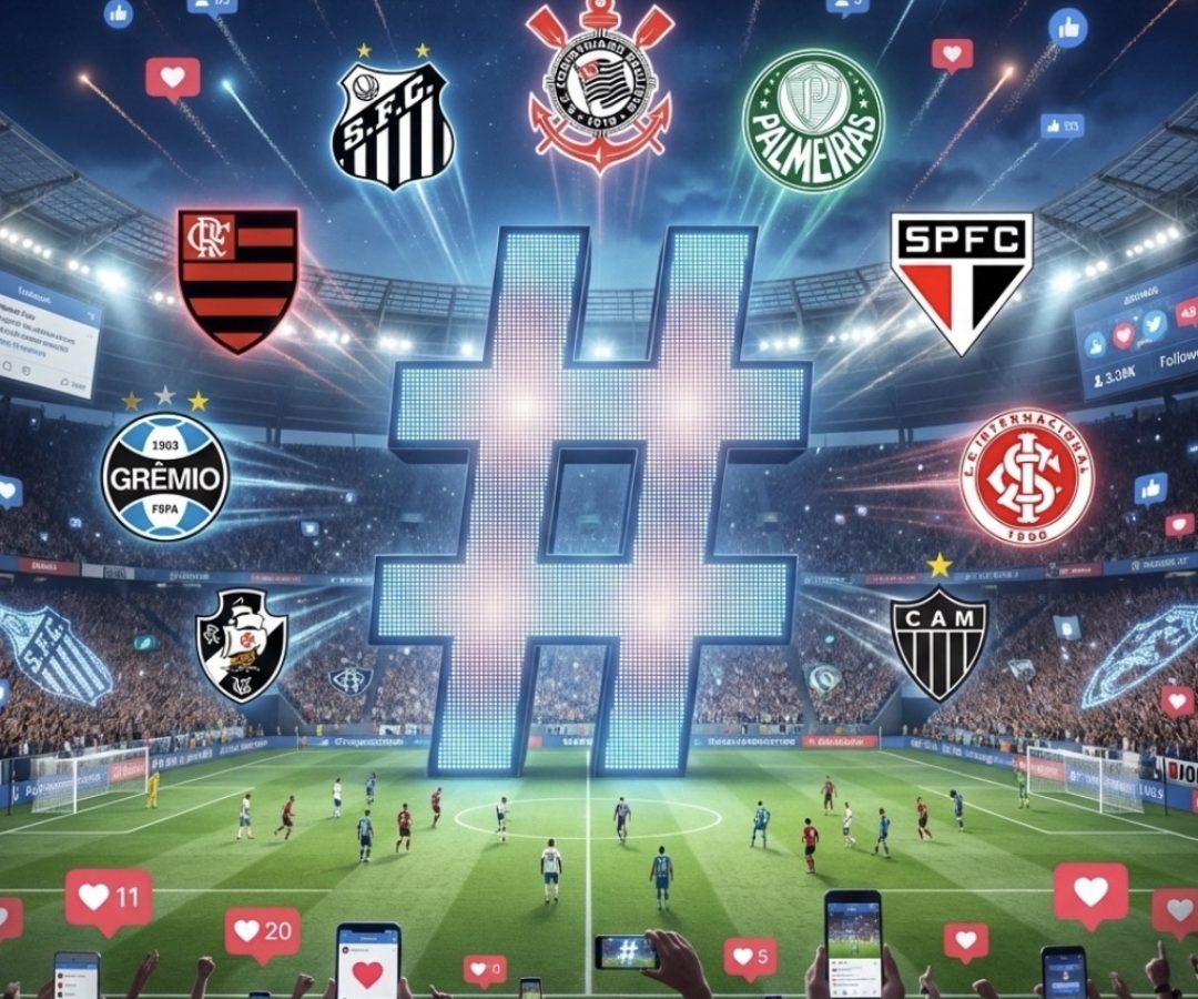 Efeito Neymar: Santos lidera crescimento digital em 2025 e Íbis atropela gigantes no ranking das redes