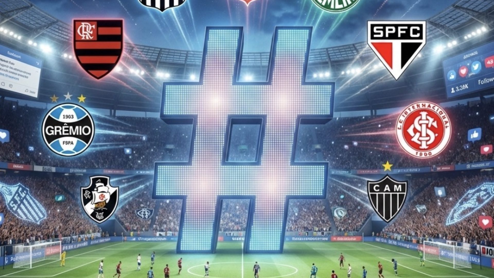 Efeito Neymar: Santos lidera crescimento digital em 2025 e Íbis atropela gigantes no ranking das redes