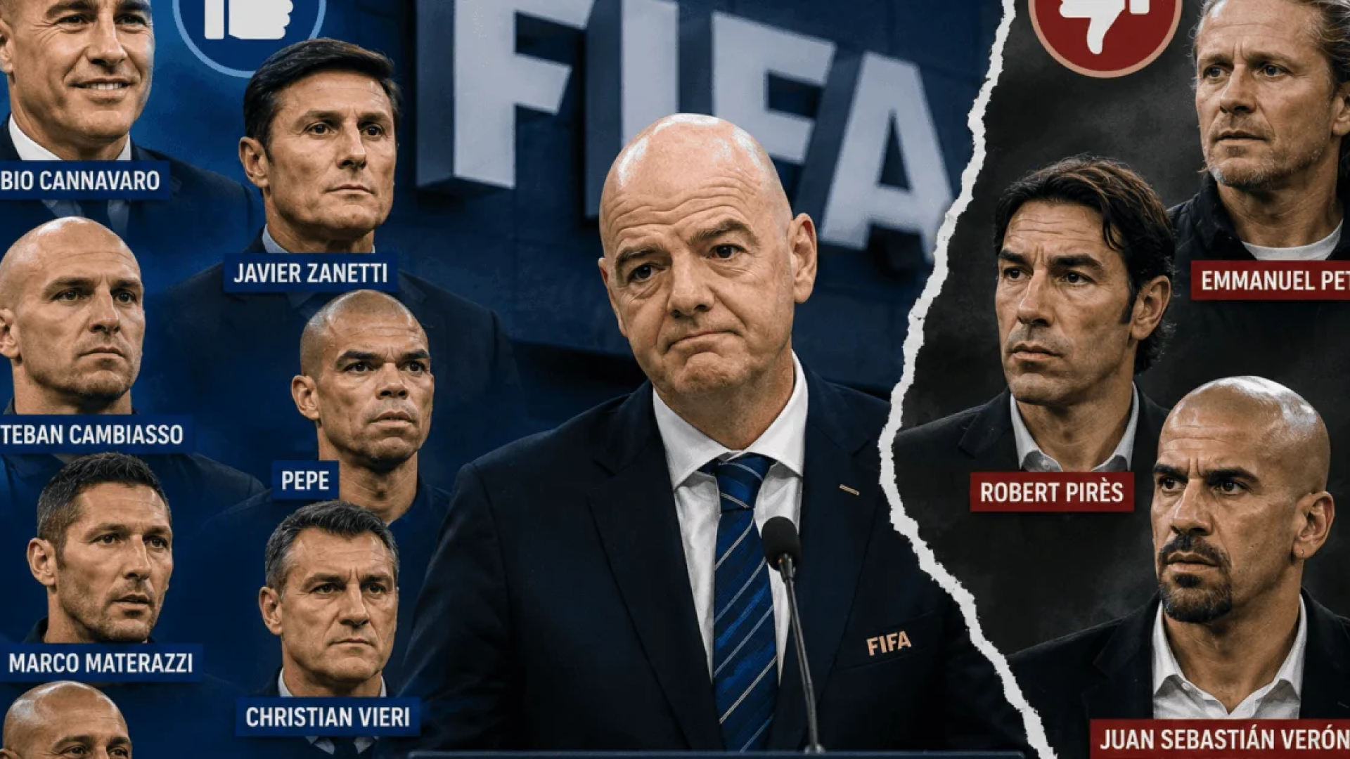 “Crise na Fifa: ex-jogadores defendem Gianni Infantino”