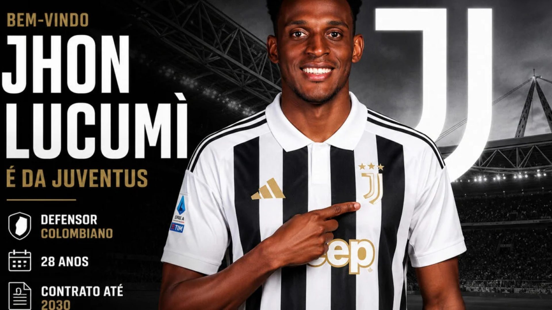 Jhon Lucumì assina com a Juventus; veja detalhes da contratação