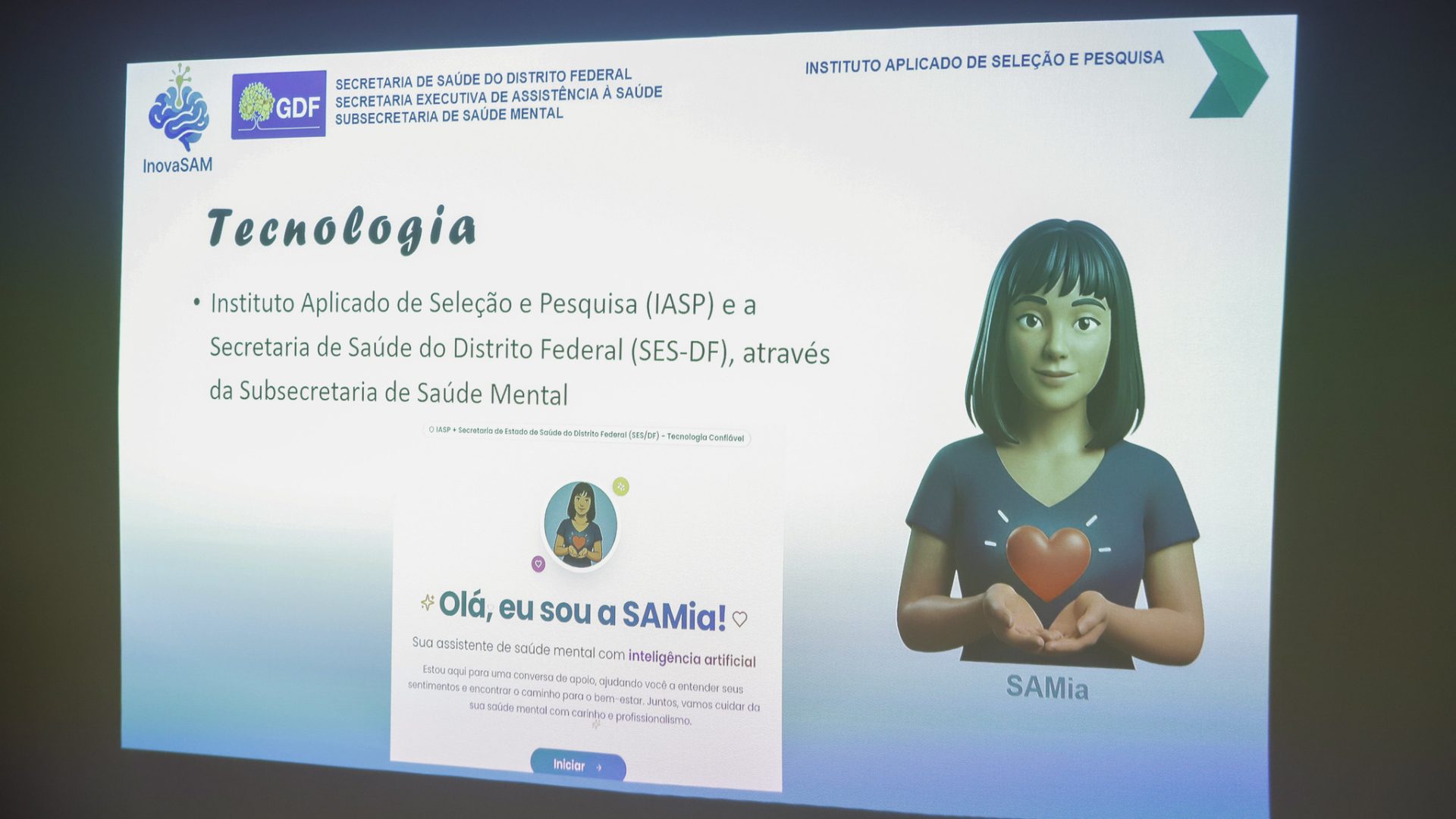 Lançado laboratório InovaSAM para inovações em saúde mental no DF