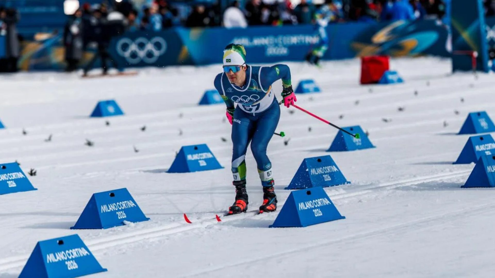 Brasil estreia no esqui cross-country nos Jogos de Inverno com resultado histórico