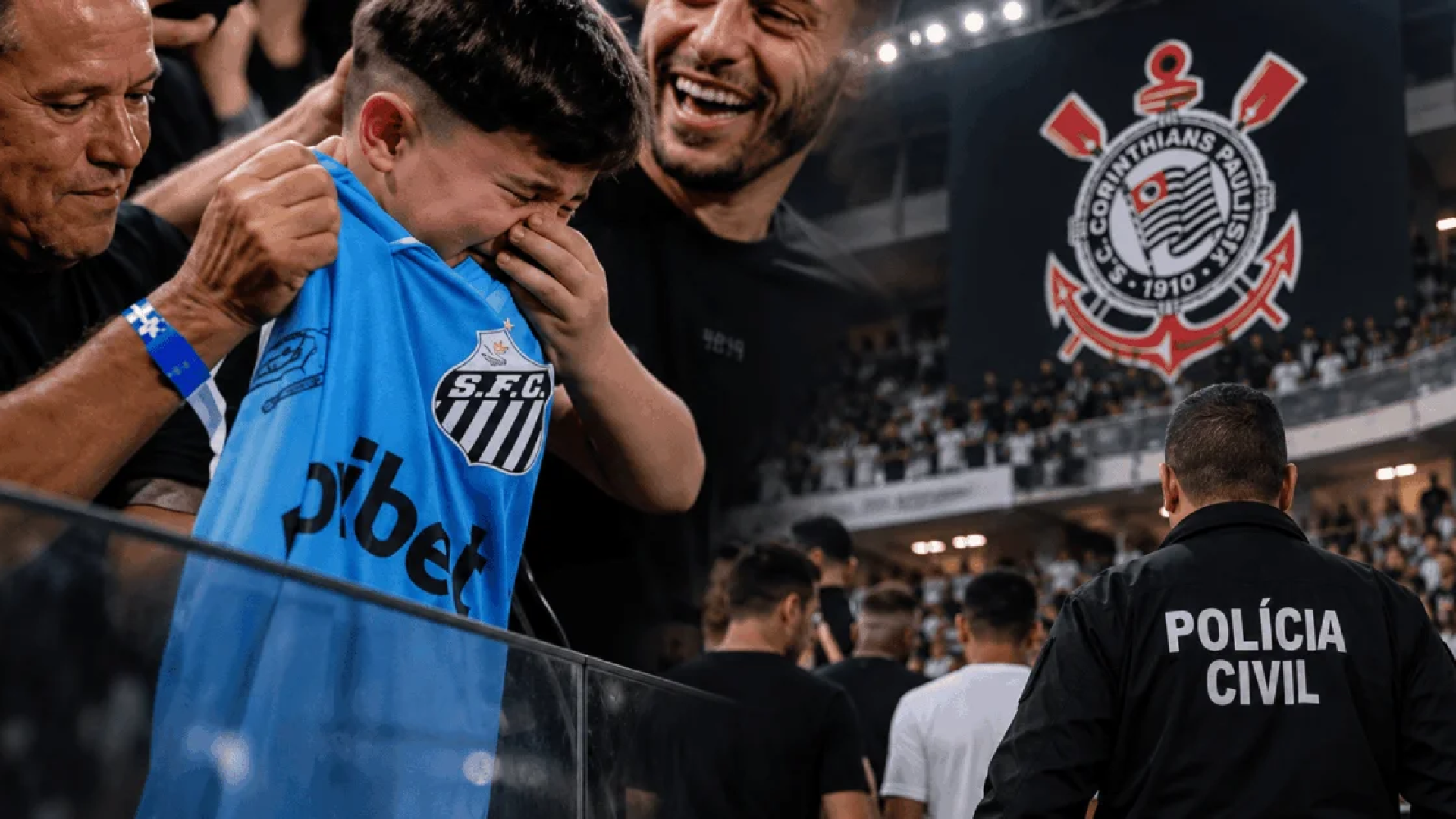 Corinthians proíbe torcedores após hostilização a garoto com camisa de Neymar