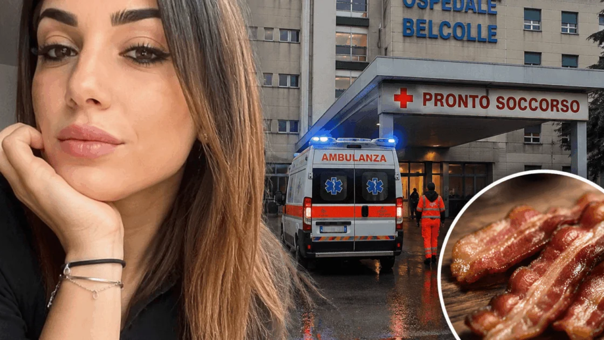 “Mulher morre na Itália após engasgar com bacon”