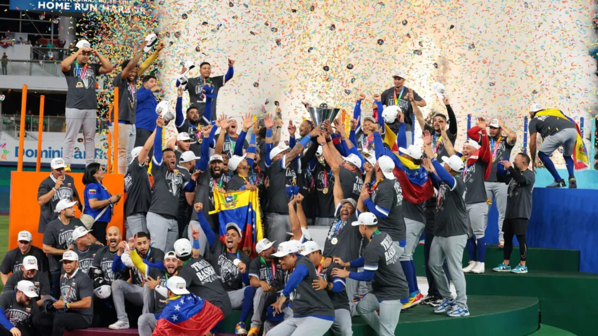 Venezuela bate os Estados Unidos e é campeã mundial de beisebol pela primeira vez