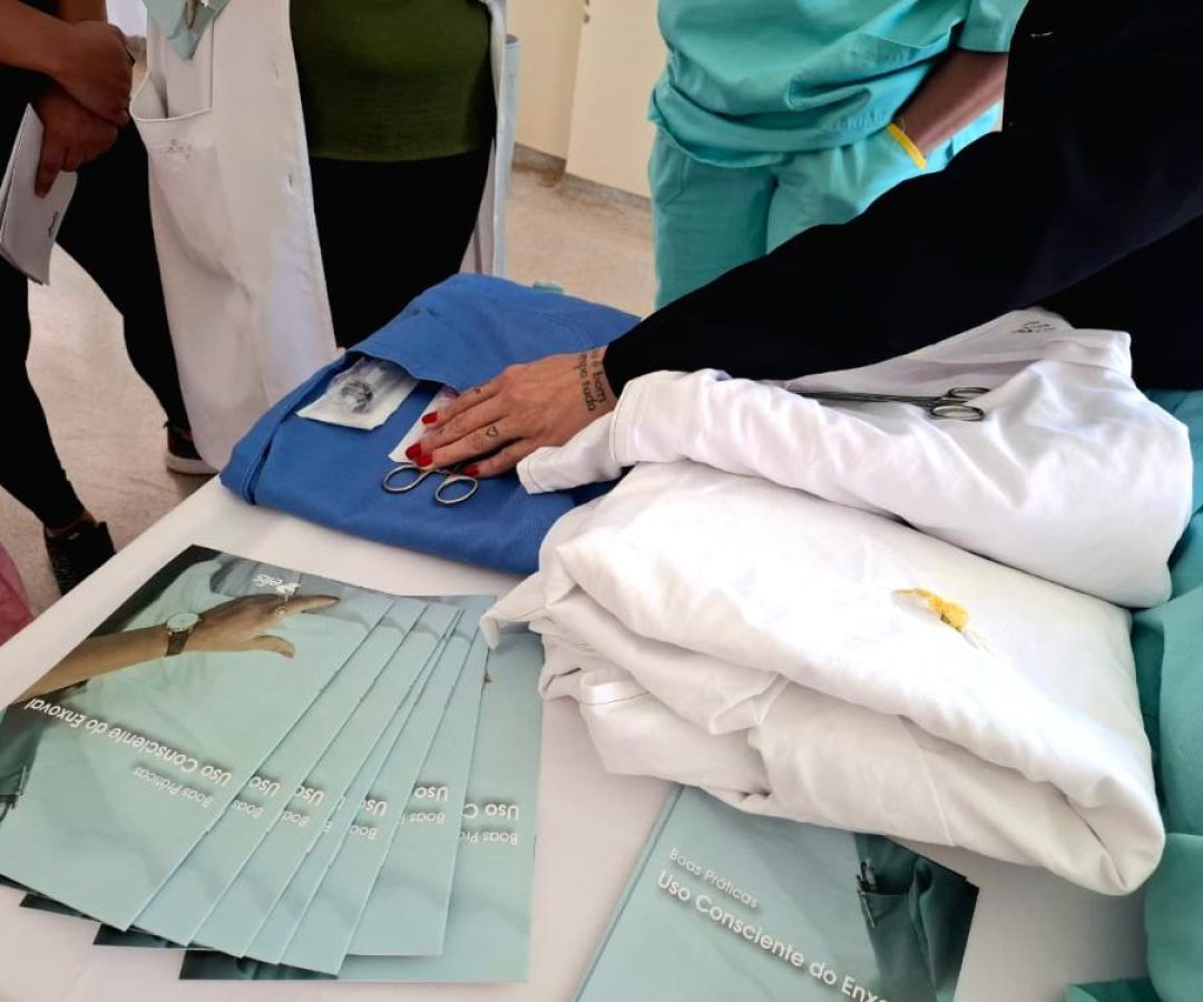 Ação reforça uso consciente do enxoval hospitalar no Hospital de Santa Maria