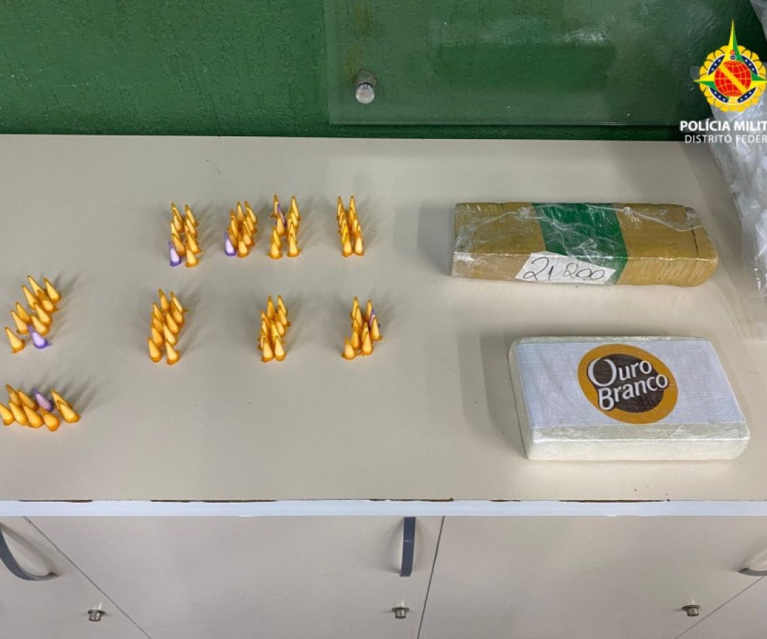 Homem é preso com mais de 8 mil porções de cocaína durante fiscalização