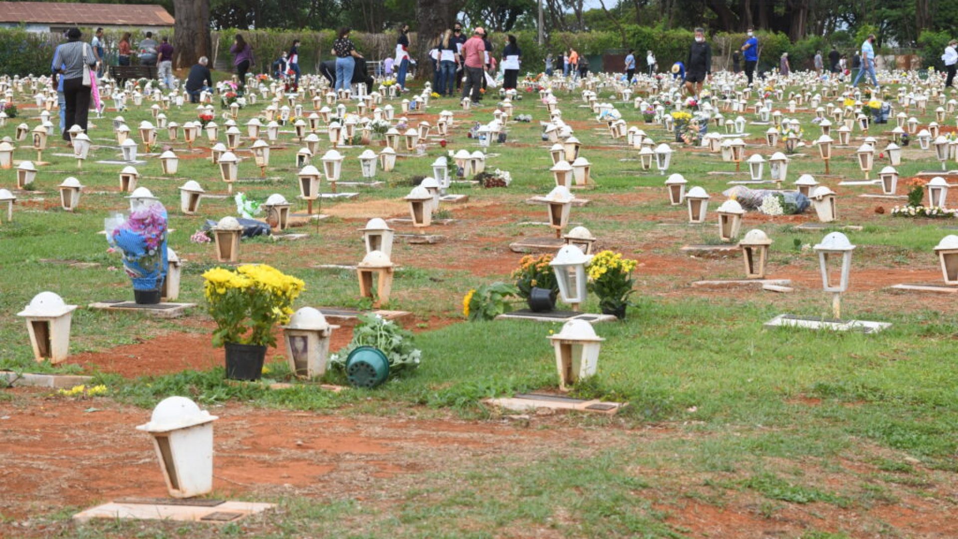 Finados reúne milhares de visitantes e aquece comércio nos cemitériosdo DF