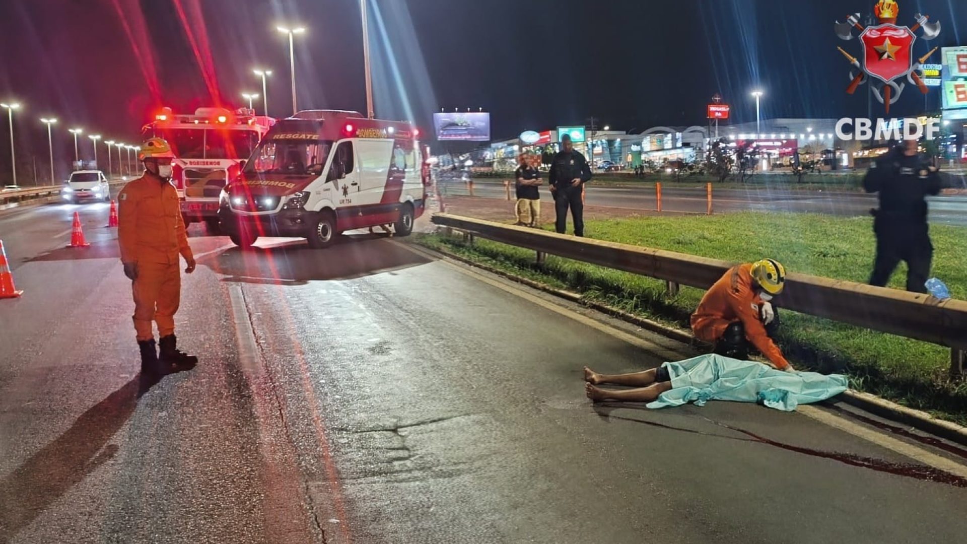 Jovem morre atropelado na descida do Colorado, no Distrito Federal