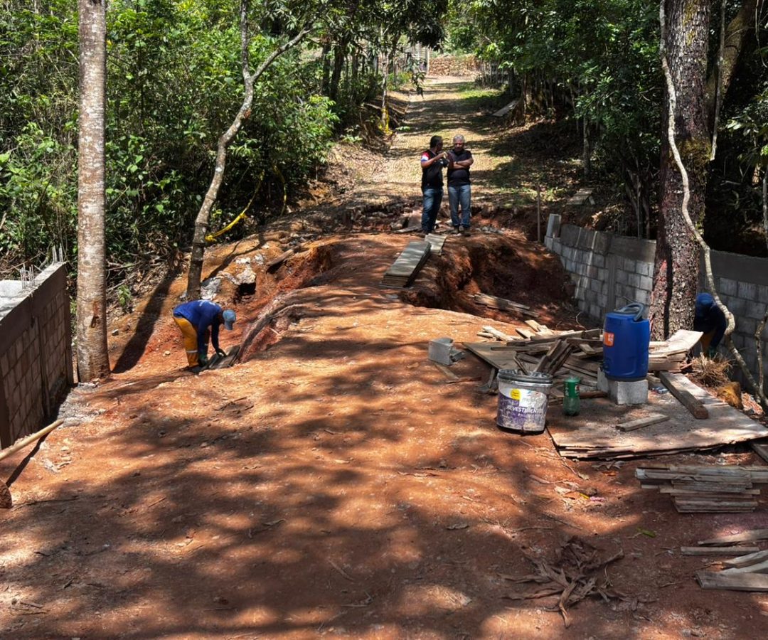 Obra da nova ponte no Incra 9 reforça segurança e mobilidade na zona rural de Ceilândia