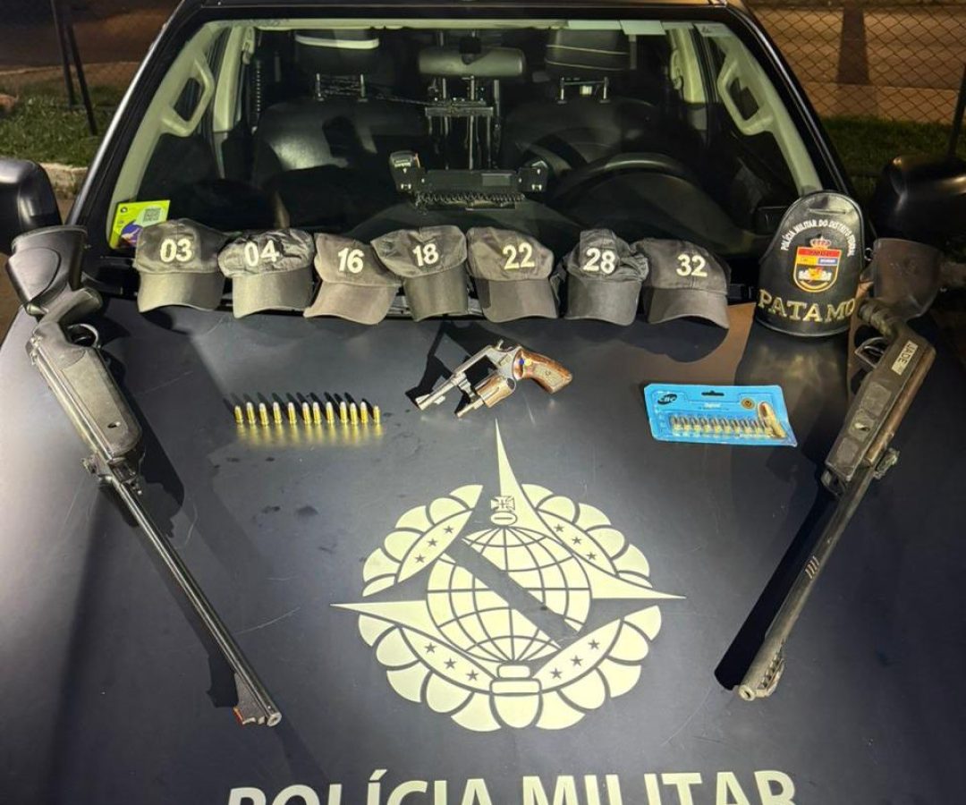 PMDF prende homem por porte ilegal de arma de fogo durante ação do PATAMO no Recanto das Emas