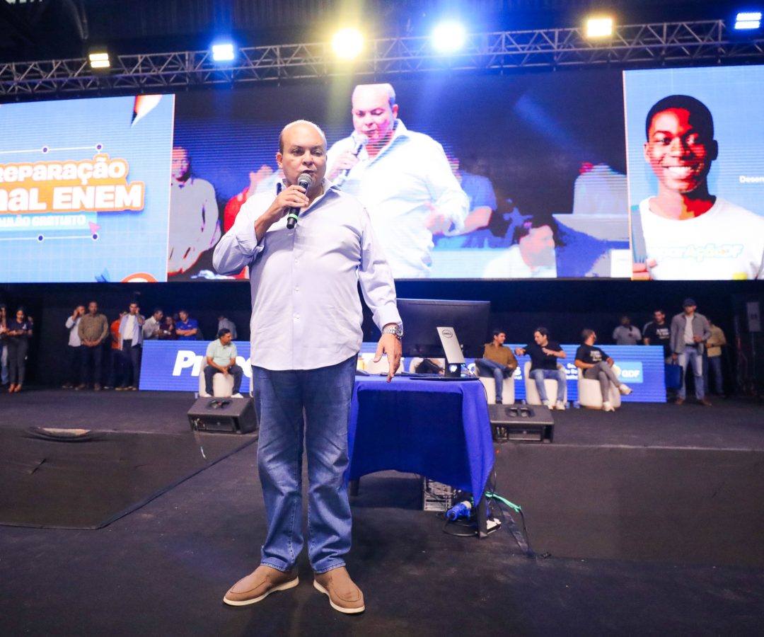 Em aulão final do GDF para o Enem, Ibaneis Rocha incentiva estudantes: “Acreditem na força que carregam”
