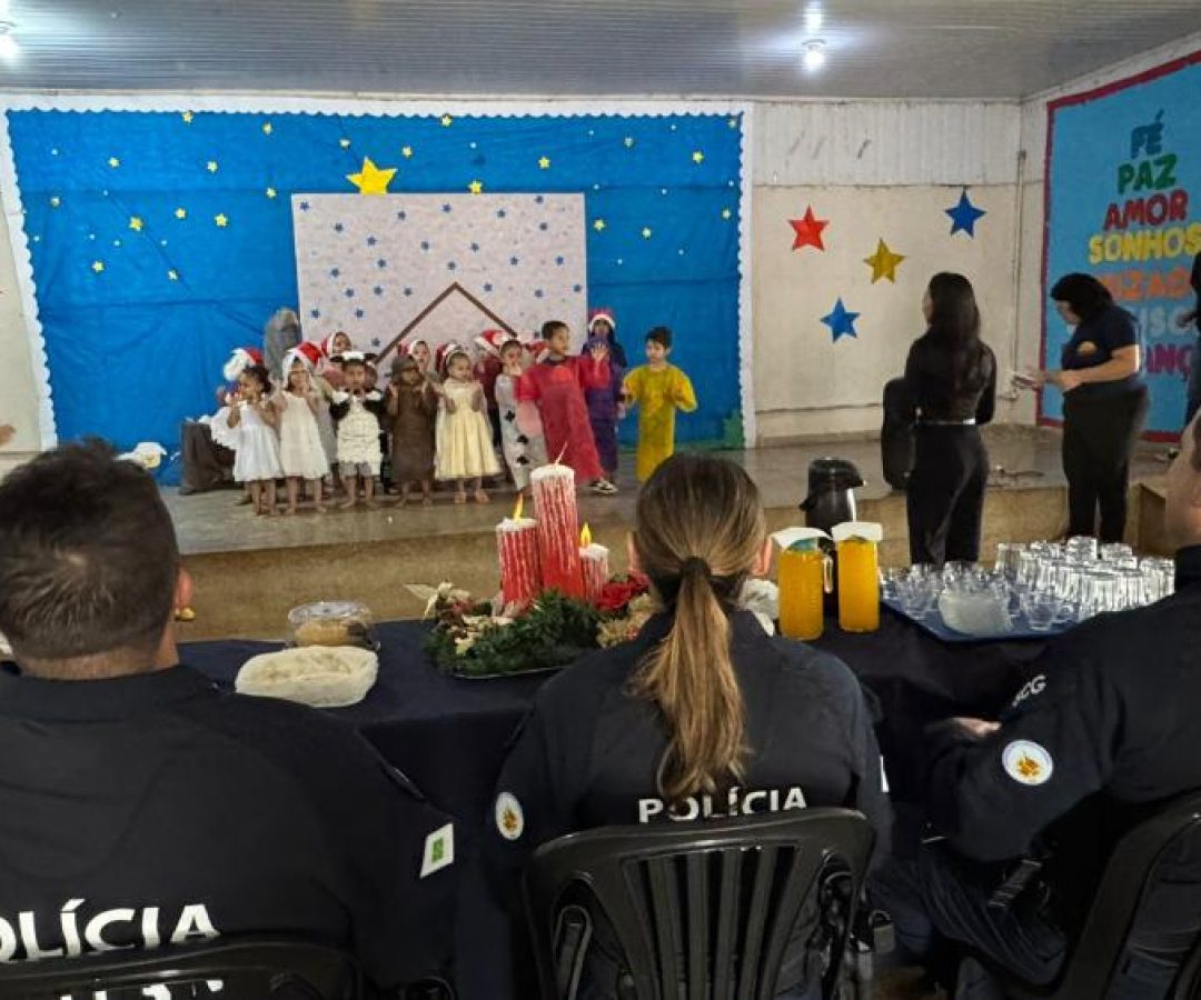 Ação de Natal da PMDF leva alegria a crianças da Cidade Estrutural