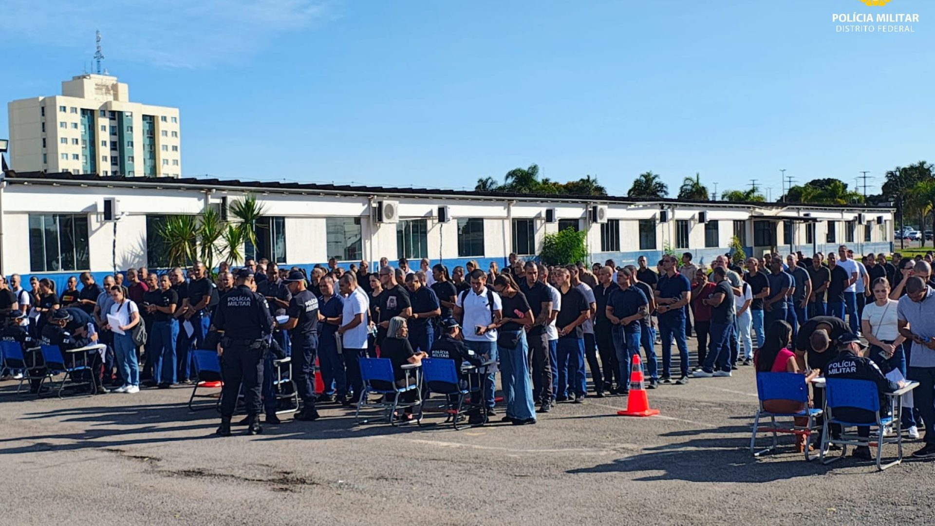 Novo ciclo na PMDF começa com a chegada de 1.200 alunos à formação militar