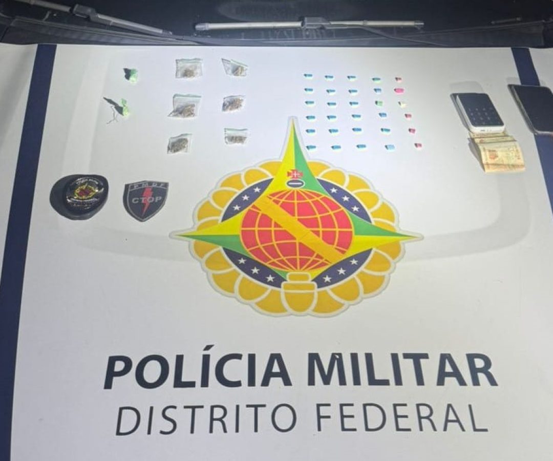 Gtop 40 prende homem por tráfico de drogas após denúncias nas redes sociais no Itapoã Parque