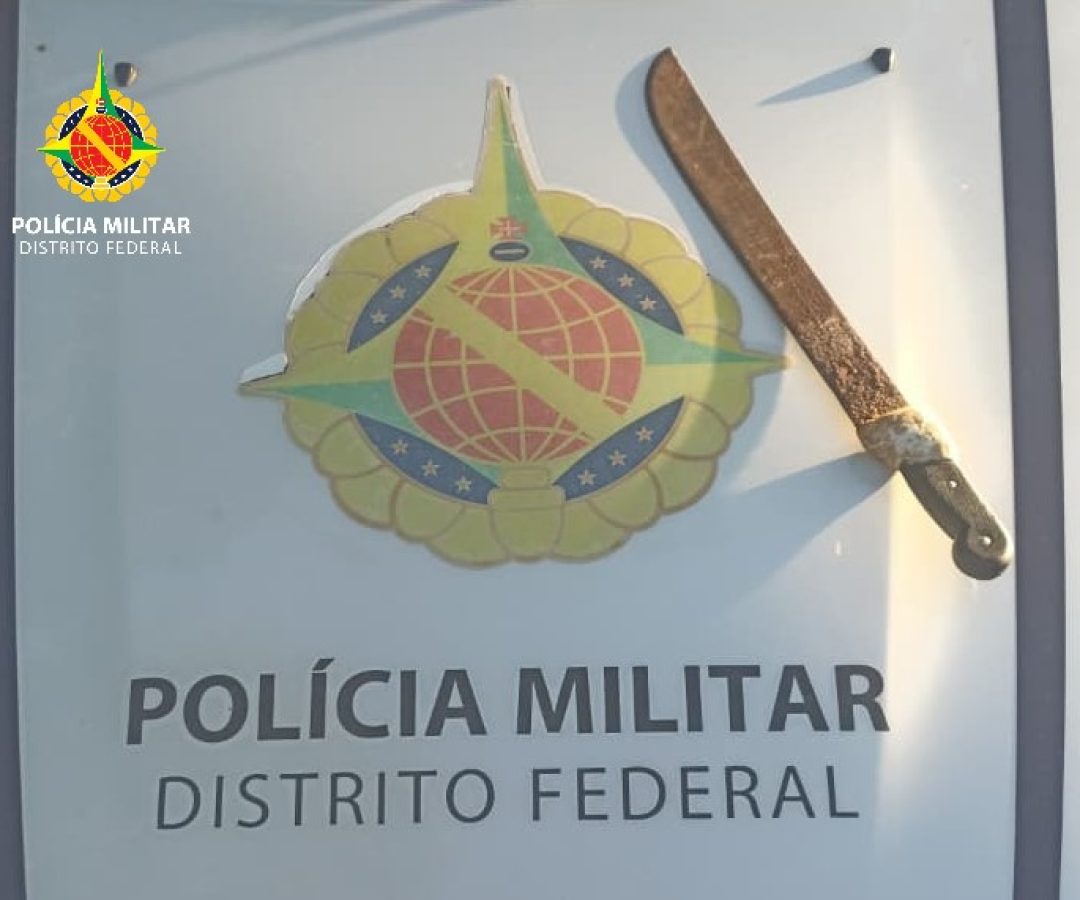 Homem é detido após ameaçar vítimas com facão no Park Way