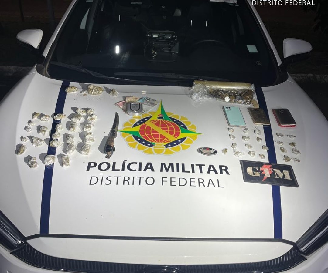 Suspeito tenta fugir, descarta droga e acaba preso por tráfico no Paranoá