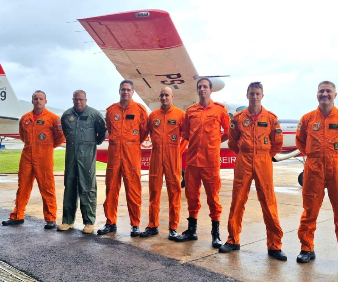 Aeronave do CBMDF retorna a Brasília após resgate aéreo de criança em estado grave