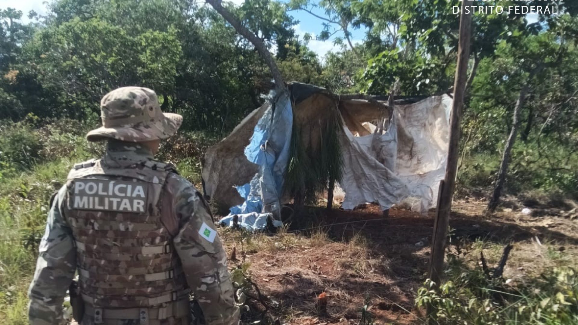 Polícia prende suspeito após novo avanço de ocupação ilegal em área de Cerrado