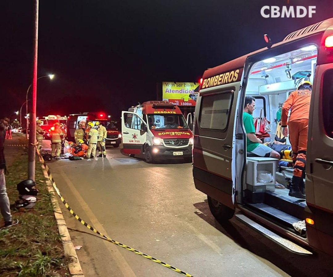 Ciclista morre após colisão com motocicleta na Ponte Alta, no Gama