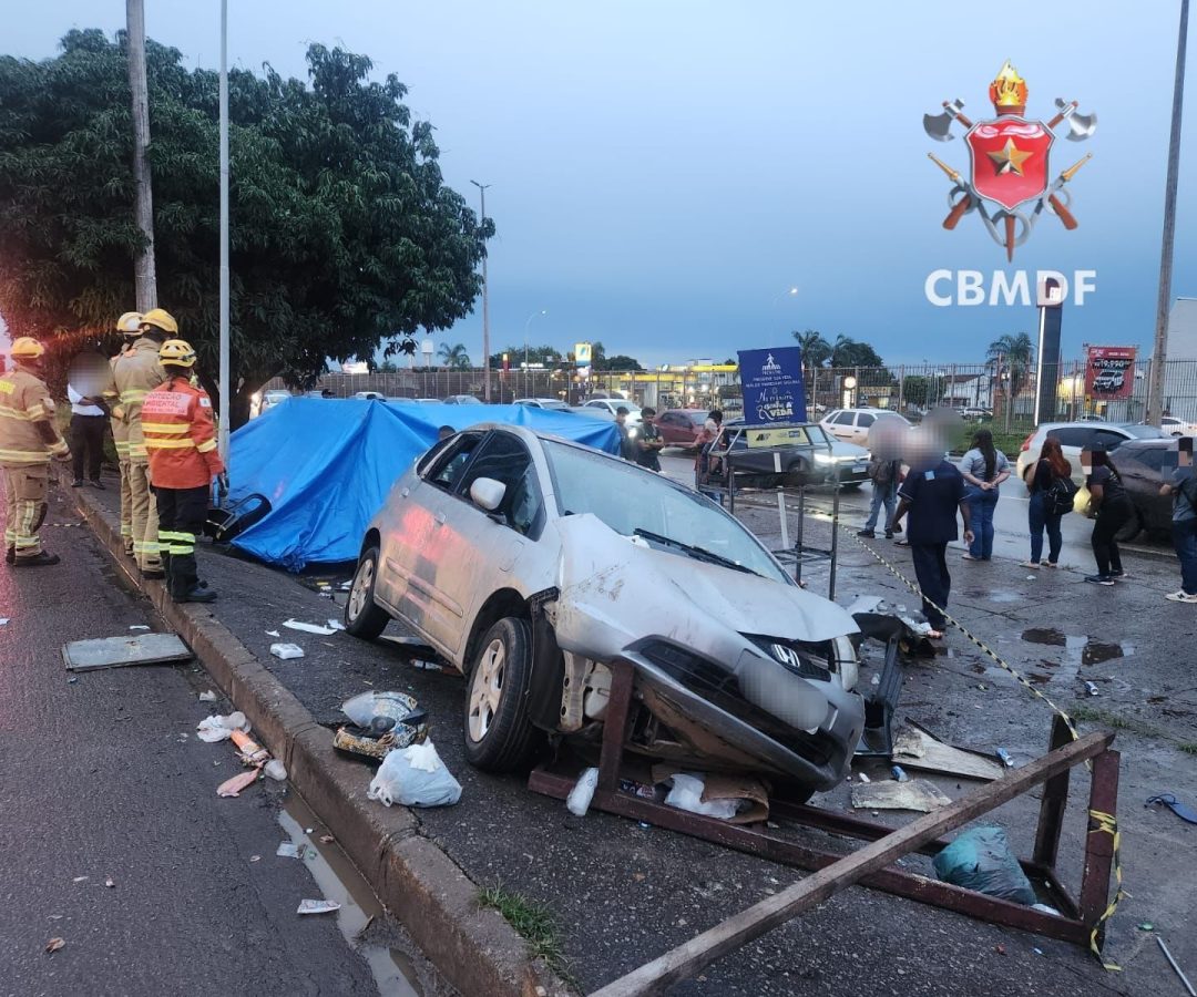 Atropelamento na EPIA Sul deixa três feridos e mobiliza quatro viaturas dos bombeiros