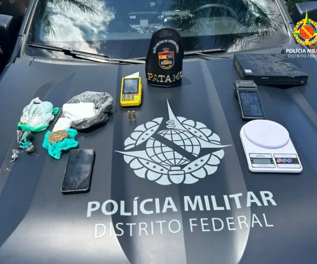 BPChoque prende homem por tráfico de drogas e posse de munição em Santa Maria