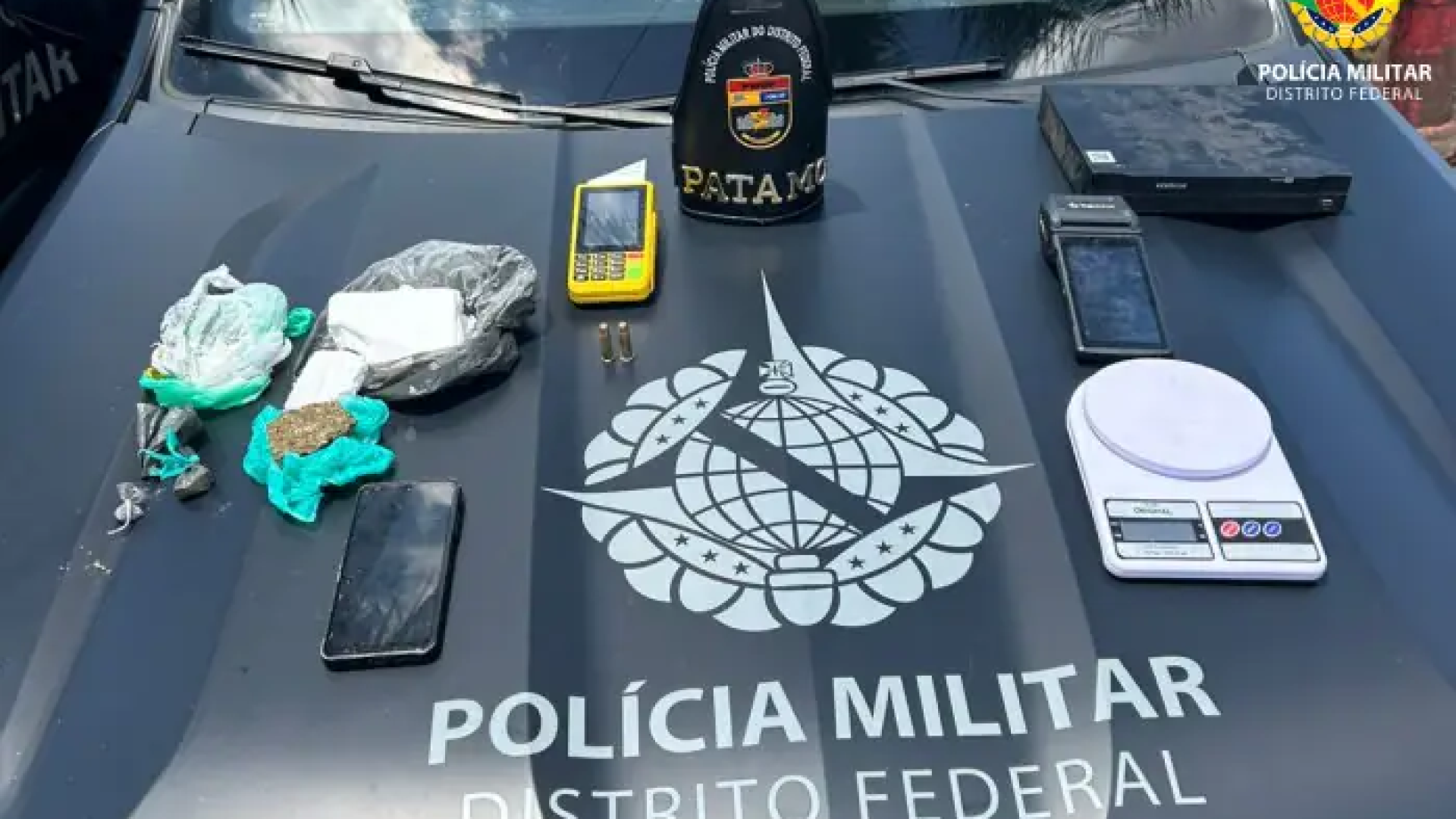BPChoque prende homem por tráfico de drogas e posse de munição em Santa Maria