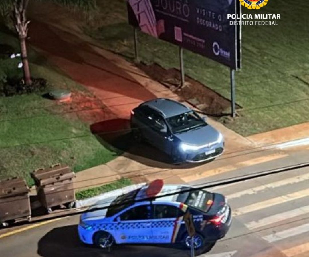 Homem é preso em flagrante ao furtar placas de grama no Noroeste