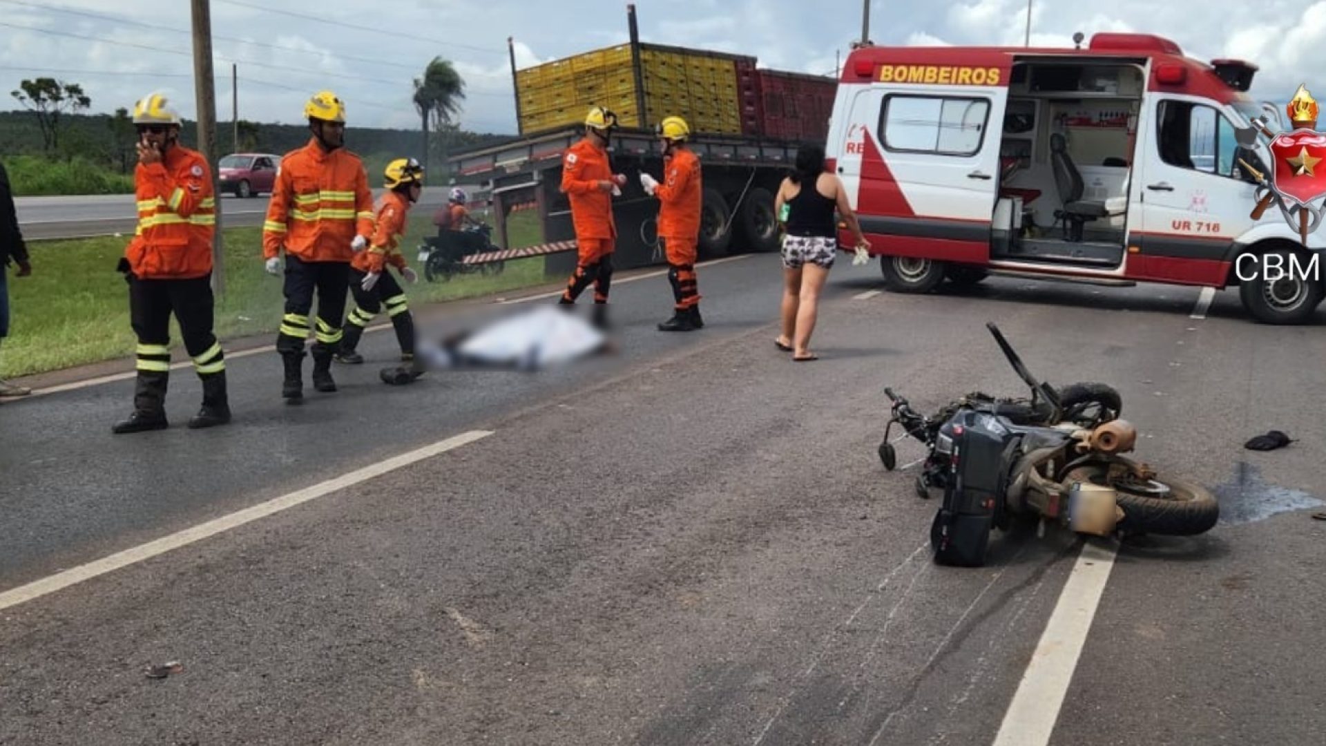 Motociclista morre após colisão na BR-020, no DF