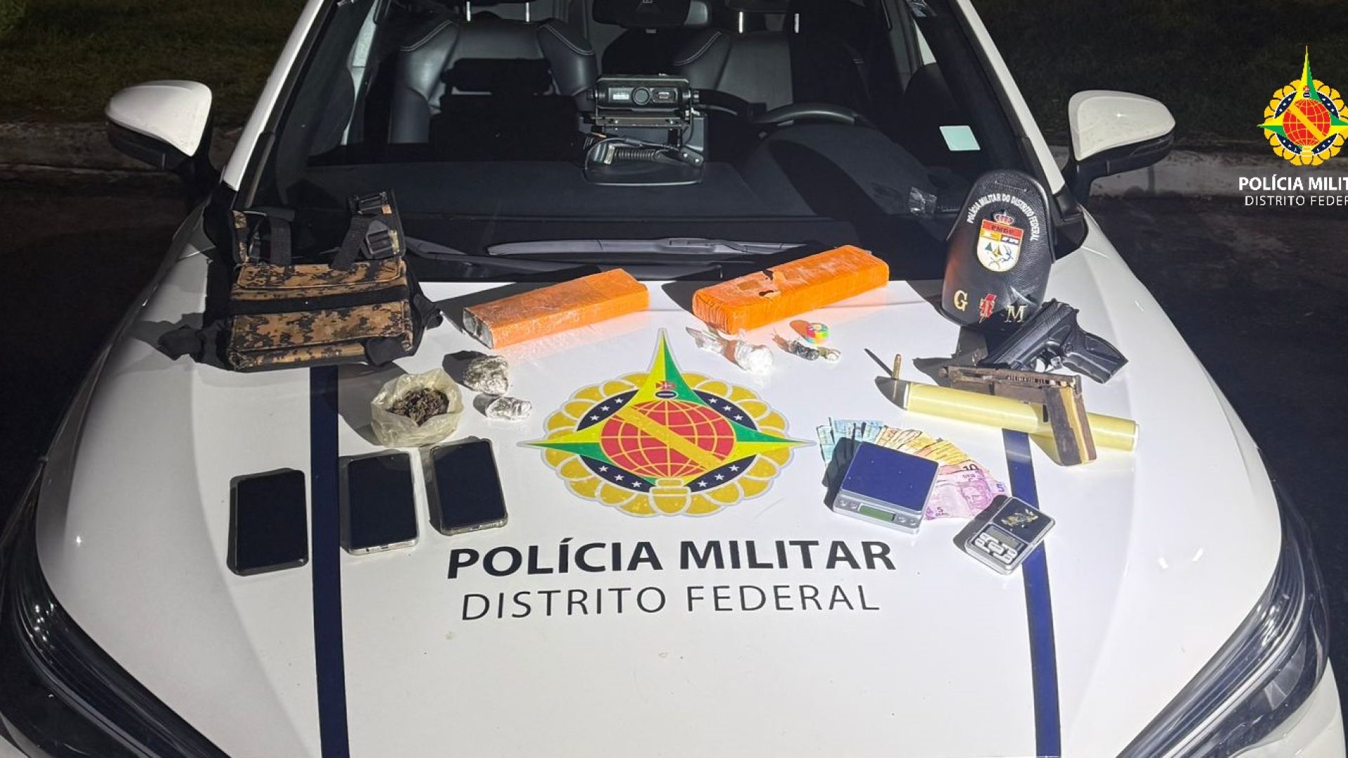 PMDF prende dois homens e descobre ponto de tráfico no Paranoá Park