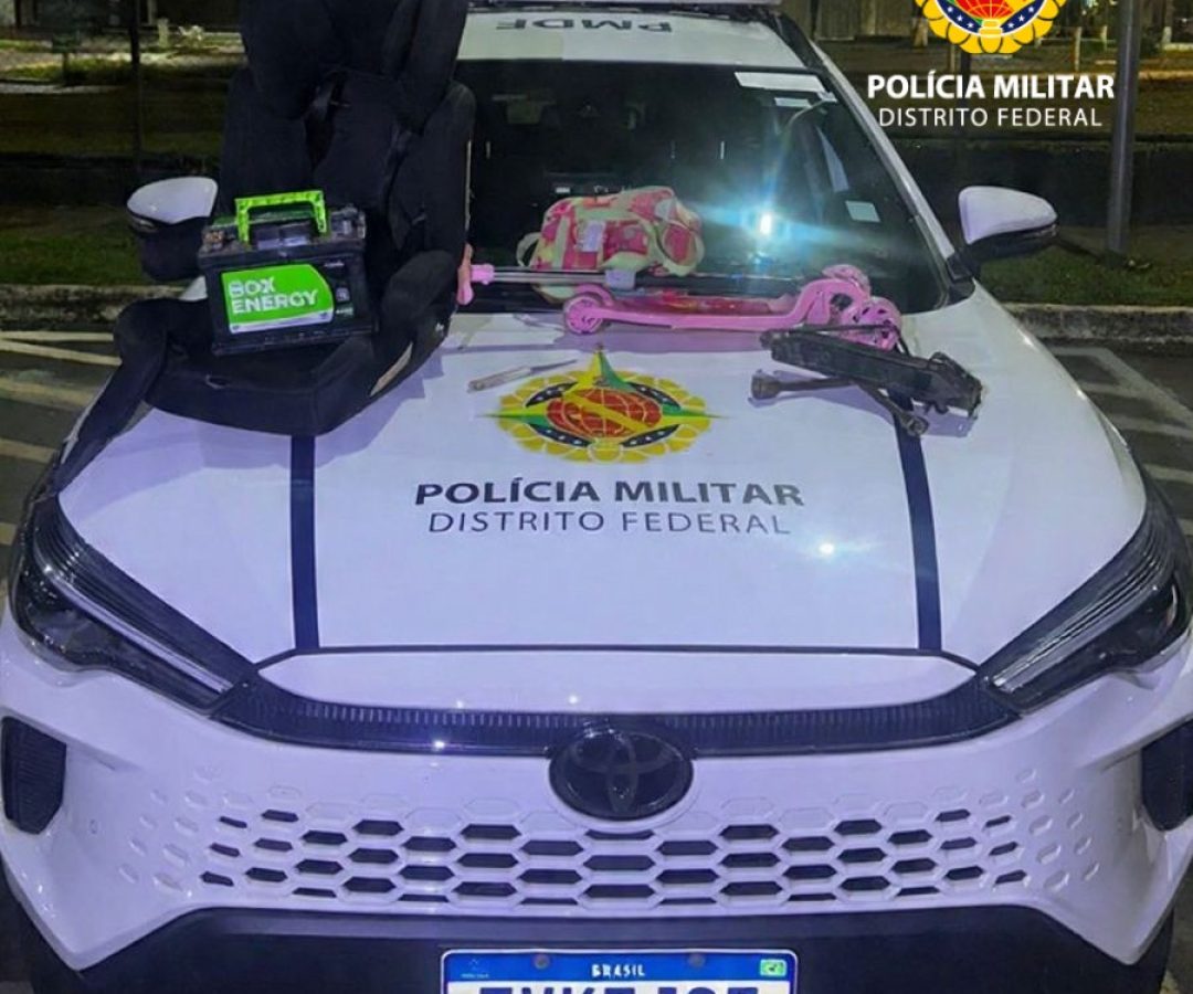 Homem é preso em flagrante após tentativa de arrombamento de carro na Asa Norte