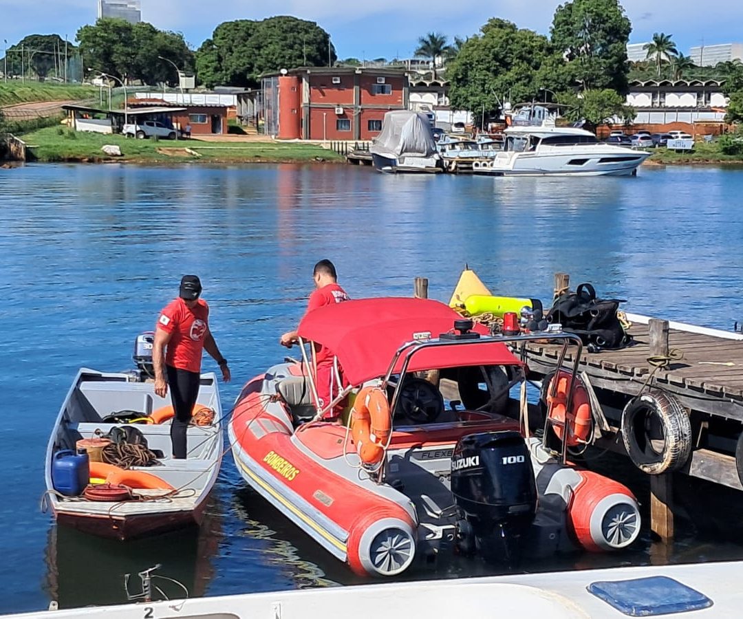 Corpo é localizado no Lago Paranoá após buscas do CBMDF