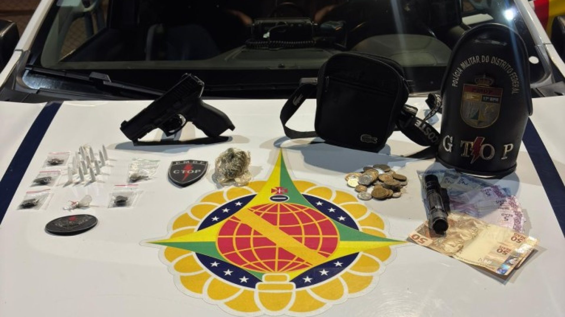 Adolescente de 15 anos é apreendido por tráfico de drogas no Areal