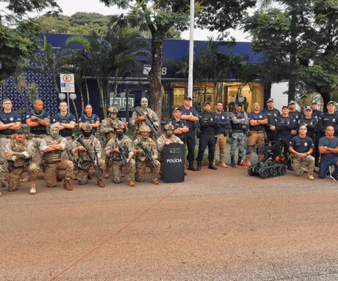 Simulação de crise em agência bancária mobiliza BOPE e reforça preparo da PMDF