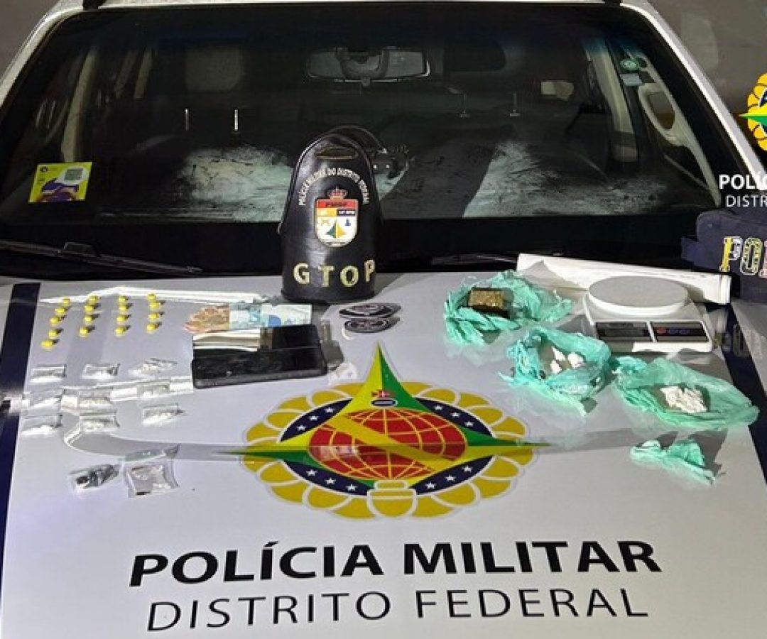 Homem é preso com drogas e dinheiro em Planaltina